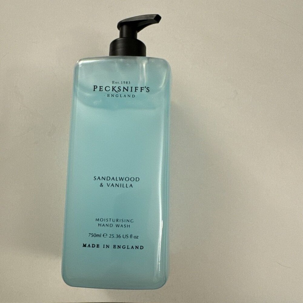 Pecksniff's England Sandalwood Vanilla Moisturizing Hand Wash 25.36oz 750ml J30
